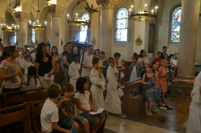 Messe de fin d'année de l'école de l'Immaculée Conception