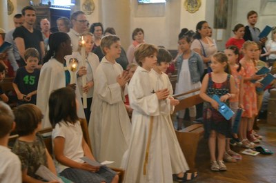 Messe de fin d'année de l'école de l'Immaculée Conception