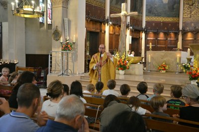 Messe de fin d'année de l'école de l'Immaculée Conception