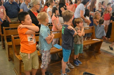 Messe de fin d'année de l'école de l'Immaculée Conception