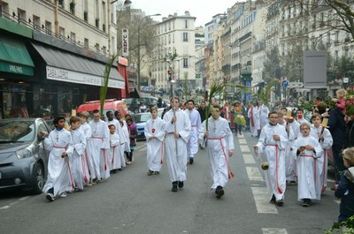 Célebrations des Rameaux 