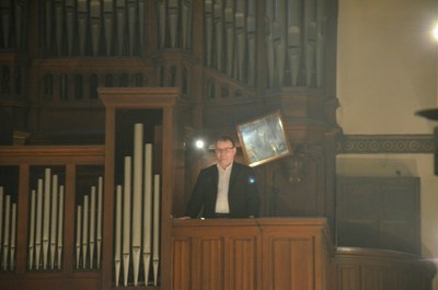 Départ d'Emmanuel Pottier, Organiste titulaire 