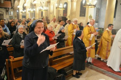 Inauguration solennelle de la statue de Sainte Catherine Labouré
