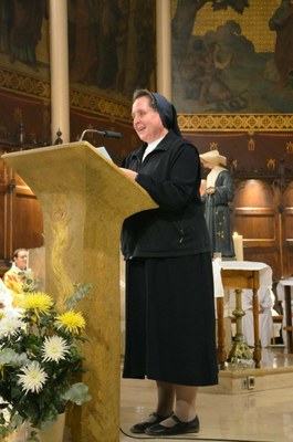 Inauguration solennelle de la statue de Sainte Catherine Labouré