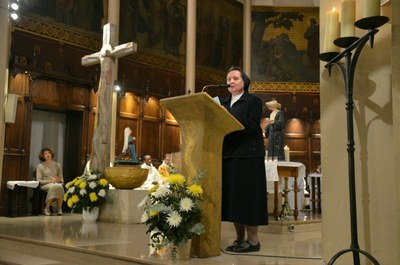Inauguration solennelle de la statue de Sainte Catherine Labouré