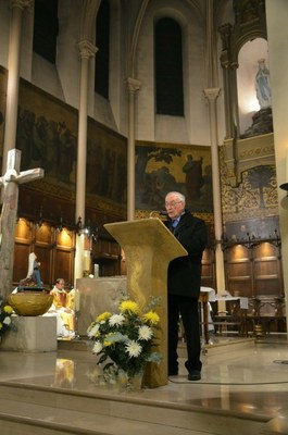 Inauguration solennelle de la statue de Sainte Catherine Labouré