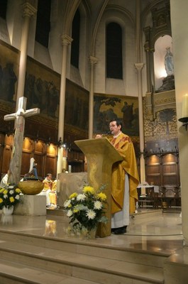 Inauguration solennelle de la statue de Sainte Catherine Labouré