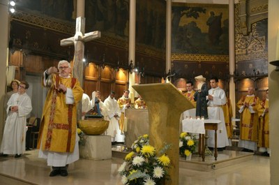 Inauguration solennelle de la statue de Sainte Catherine Labouré