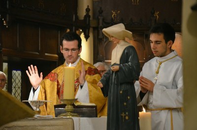 Inauguration solennelle de la statue de Sainte Catherine Labouré