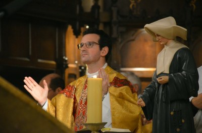 Inauguration solennelle de la statue de Sainte Catherine Labouré