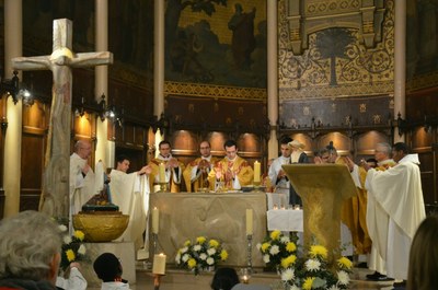 Inauguration solennelle de la statue de Sainte Catherine Labouré