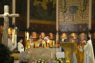 Inauguration solennelle de la statue de Sainte Catherine Labouré