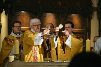 Inauguration solennelle de la statue de Sainte Catherine Labouré