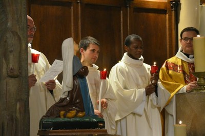 Inauguration solennelle de la statue de Sainte Catherine Labouré
