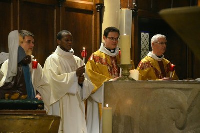 Inauguration solennelle de la statue de Sainte Catherine Labouré