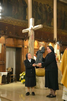Inauguration solennelle de la statue de Sainte Catherine Labouré
