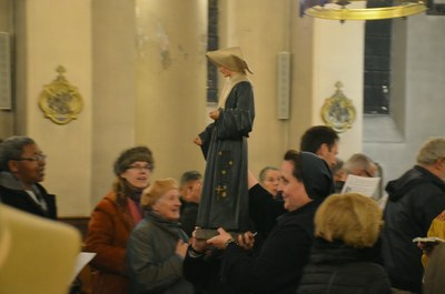 Inauguration solennelle de la statue de Sainte Catherine Labouré
