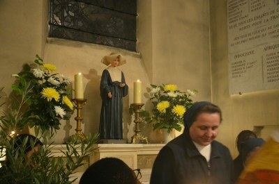 Inauguration solennelle de la statue de Sainte Catherine Labouré