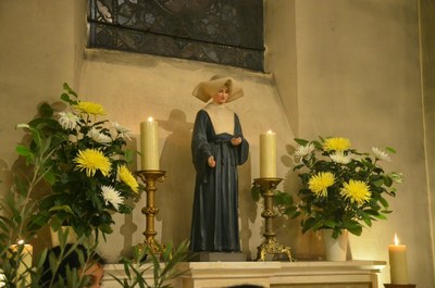 Inauguration solennelle de la statue de Sainte Catherine Labouré