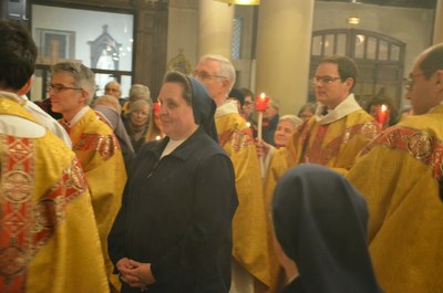 Inauguration solennelle de la statue de Sainte Catherine Labouré