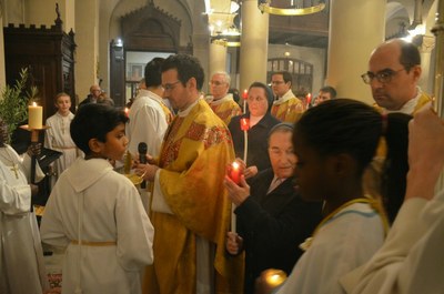 Inauguration solennelle de la statue de Sainte Catherine Labouré
