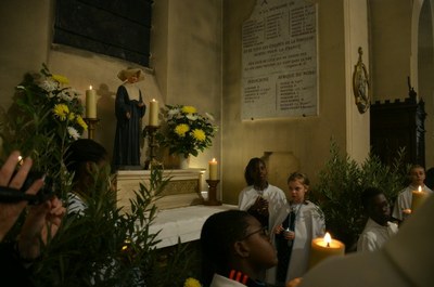Inauguration solennelle de la statue de Sainte Catherine Labouré