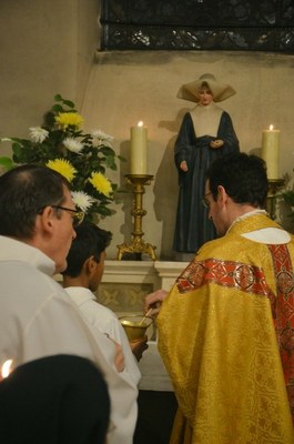 Inauguration solennelle de la statue de Sainte Catherine Labouré