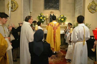 Inauguration solennelle de la statue de Sainte Catherine Labouré