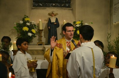 Inauguration solennelle de la statue de Sainte Catherine Labouré
