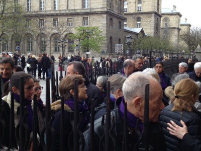 Pèlerinage année jubilaire Notre Dame de Paris le 2 avril 2016