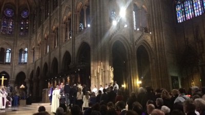 Appel décisif des catéchumènes  à Notre Dame de Paris ce samedi 4 mars 2017