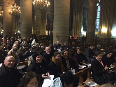 Appel décisif des catéchumènes  à Notre Dame de Paris ce samedi 4 mars 2017