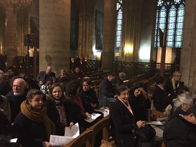 Appel décisif des catéchumènes  à Notre Dame de Paris ce samedi 4 mars 2017