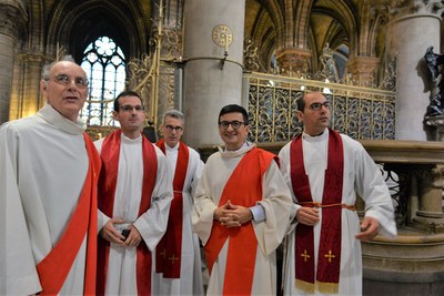 Ordination diaconale de David Nogueira et Thierry Prin