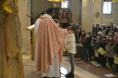Appel décisif des enfants du primaire du catéchuménat jeune 