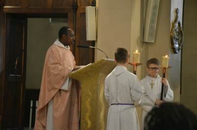 Appel décisif des enfants du primaire du catéchuménat jeune 