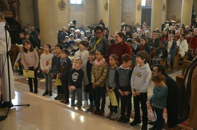 Appel décisif des enfants du primaire du catéchuménat jeune 