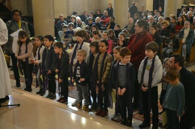 Appel décisif des enfants du primaire du catéchuménat jeune 