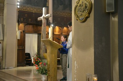 Messe des familles avec l'entrée en catéchuménat