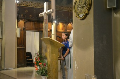 Messe des familles avec l'entrée en catéchuménat