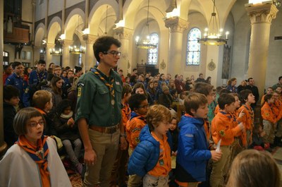Messe des familles avec l'entrée en catéchuménat