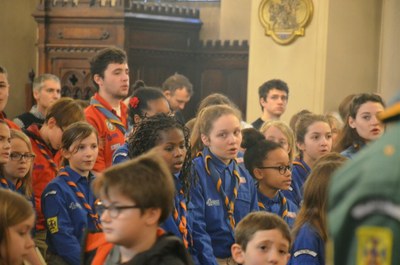 Messe des familles avec l'entrée en catéchuménat