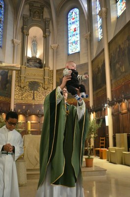 Messe des familles avec l'entrée en catéchuménat