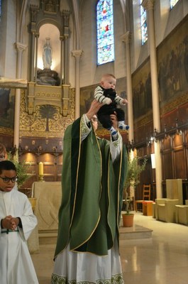 Messe des familles avec l'entrée en catéchuménat