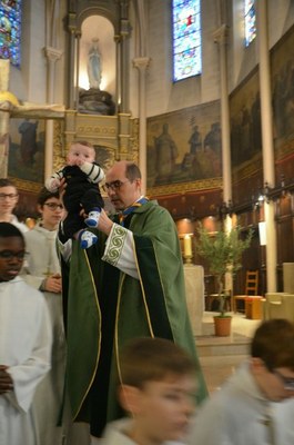 Messe des familles avec l'entrée en catéchuménat