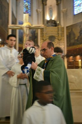 Messe des familles avec l'entrée en catéchuménat