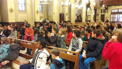 Chemin de Croix avec les enfants du catéchisme