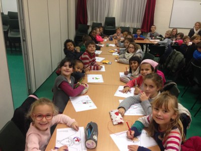 Décoration de la salle Olmer pour la Saint Nicolas