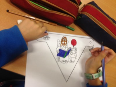 Décoration de la salle Olmer pour la Saint Nicolas