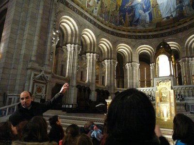Pèlerinage au Sacré Coeur de Montmartre pour les enfants du CM1
